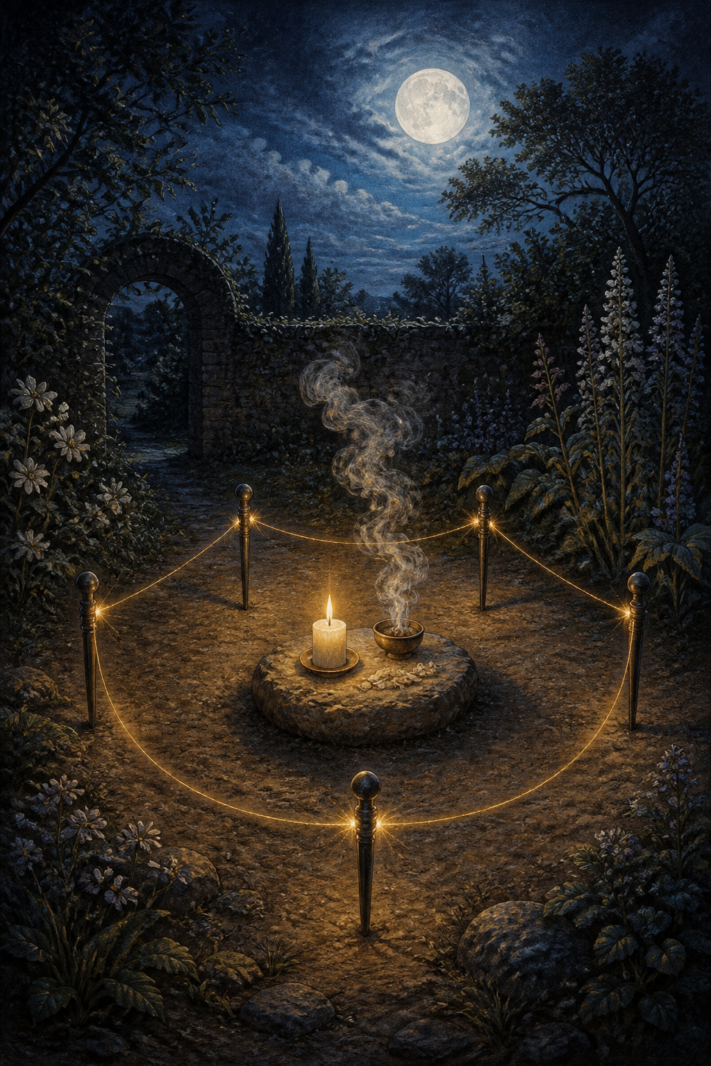 Illustration pour L’enceinte magique