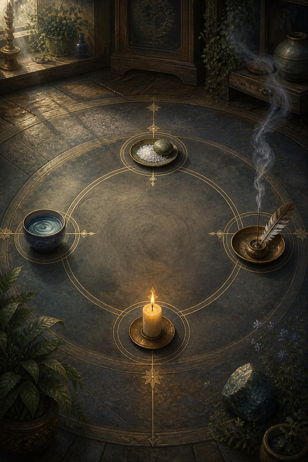 Illustration pour Le cercle magique