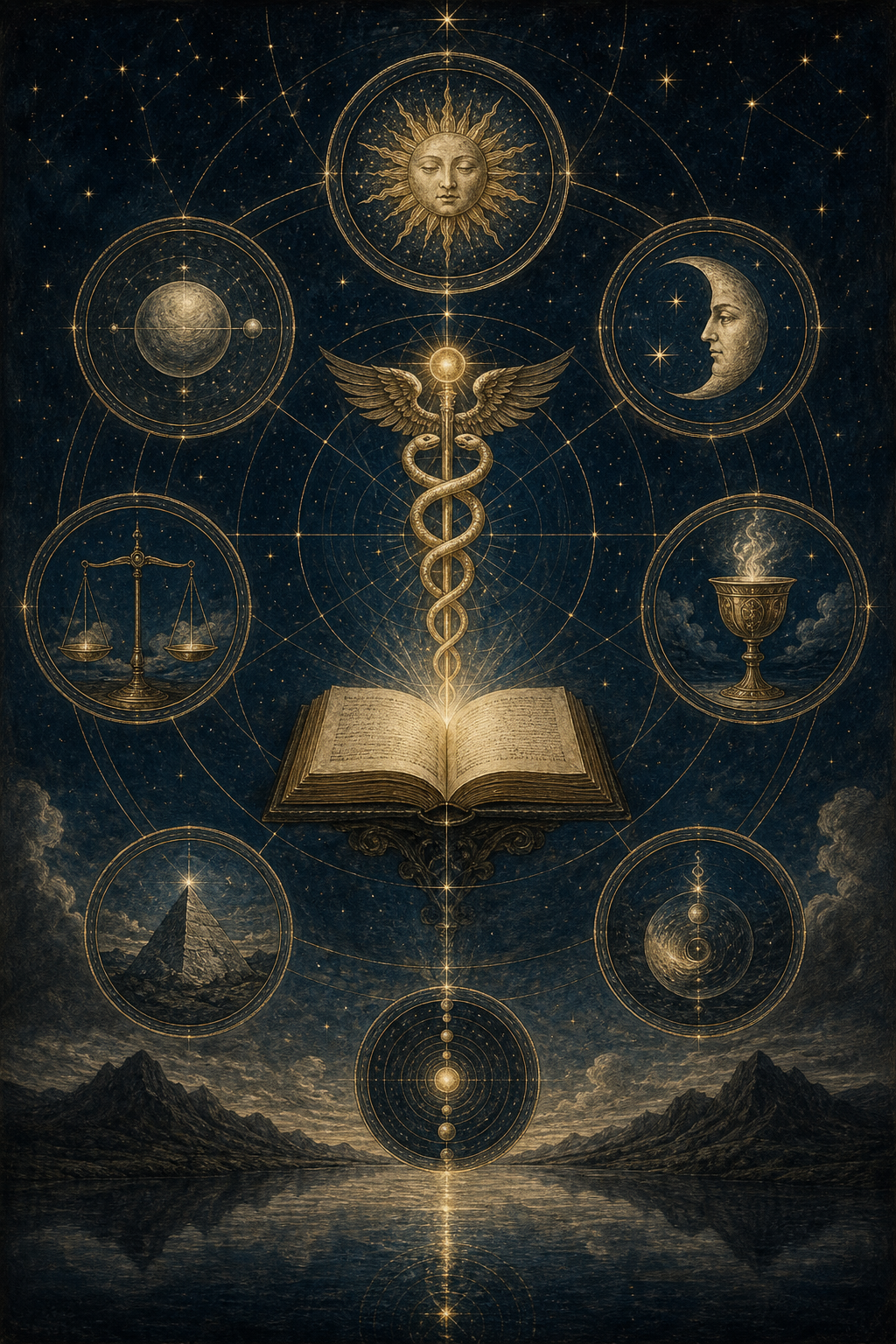Illustration pour Les Sept Arcanes hermétiques